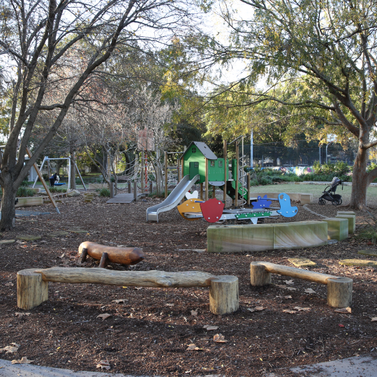 Play equipment at Camperdown Park